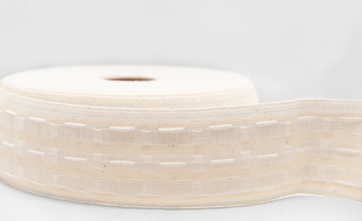 3 Inch Standard Curtain Tape Cream